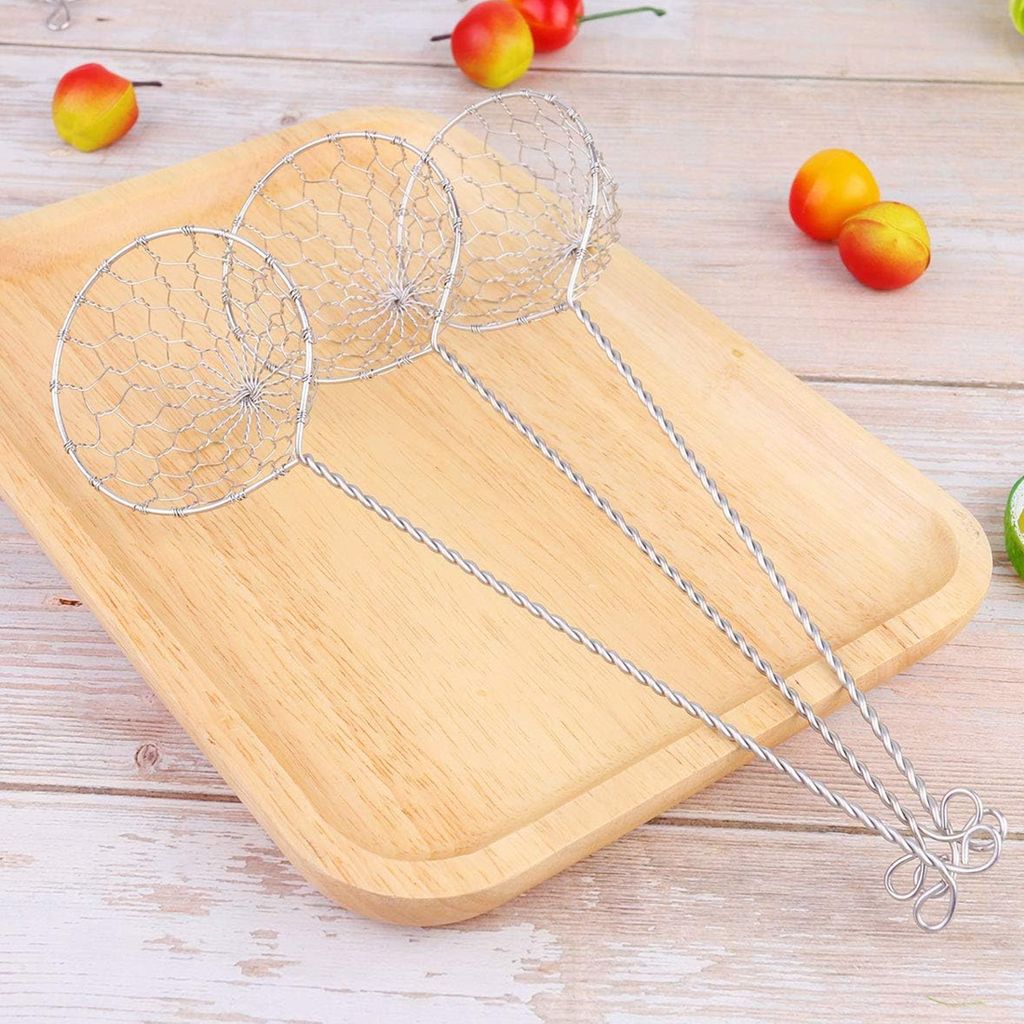 5 Stück Siebe Set , Fonduesieb 17 cm, Edelstahl 304, Hot Produktbild 6