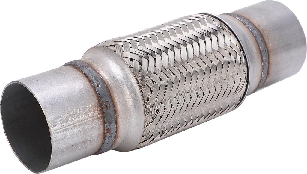 2,5 x 10 Zoll Auspuff Flex Rohr rostfreier Stahl Wellblech flexibler Gelenkrohr für Autowagen