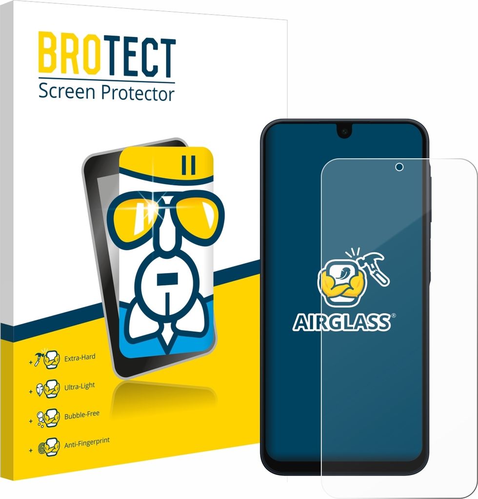 BROTECT Schutzglas für Samsung Galaxy A16 5G / A17 5G / F17 / F17 5G Schutzfolie Panzer Folie Glas Display Schutz klar