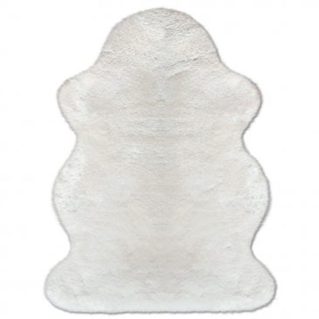 Heitmann Felle Australschaffell geschoren, Naturweiß Größe ca. 110 cm lang 581