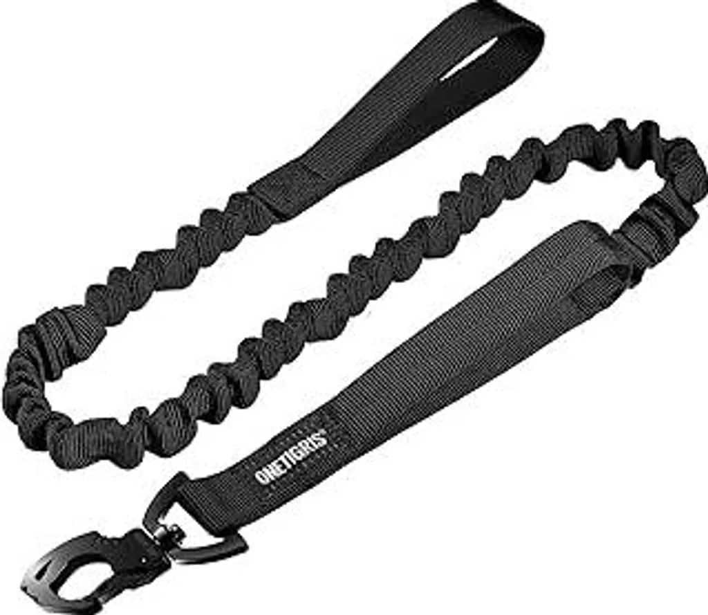 Guinzaglio OneTigris Nylon 1000D con Shock Absorber | Clip Tiger Tooth