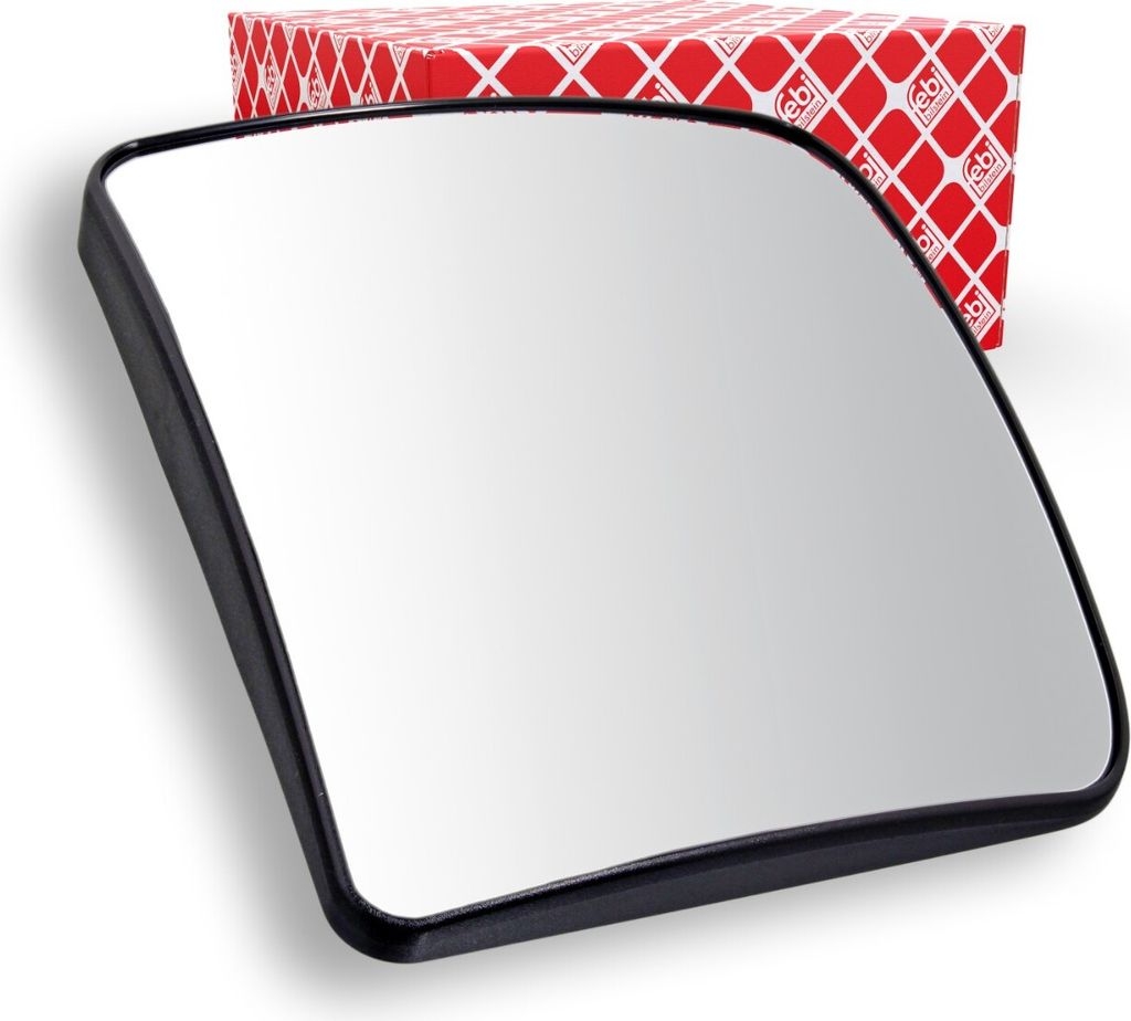 FEBI BILSTEIN Spiegelglas Außenspiegel Außenspiegelglas 49913 Links für MAN TGA TGS I TGX I 42mm 197mm 181mm 0,428kg