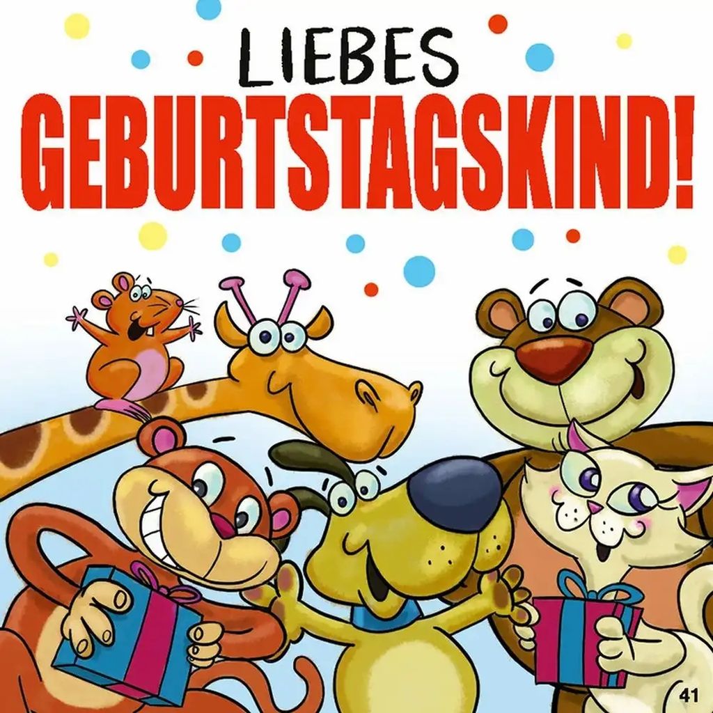 Geburtstagskarte mit Musik-Liebes Geburtstagskind!