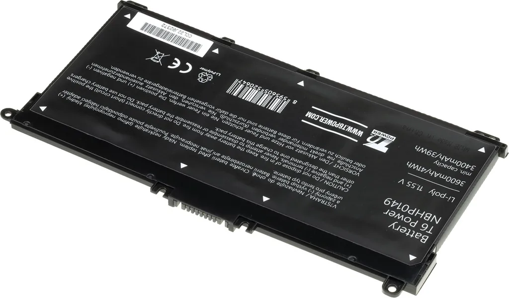 Recensione Batteria T6 Power per HP 15-da0300 | 11,55V 3600mAh 41Wh - 2