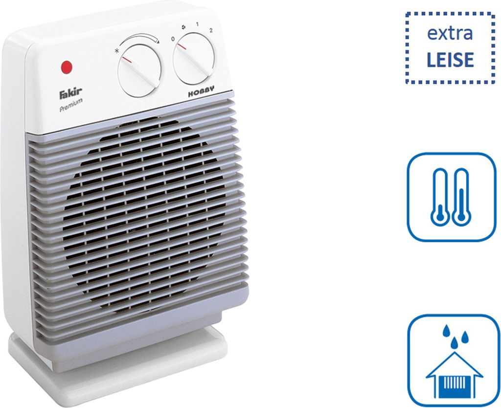 Fakir HL 600 Heizlüfter 2000 Watt, 2 Leistungsstufen, Produktbild 1
