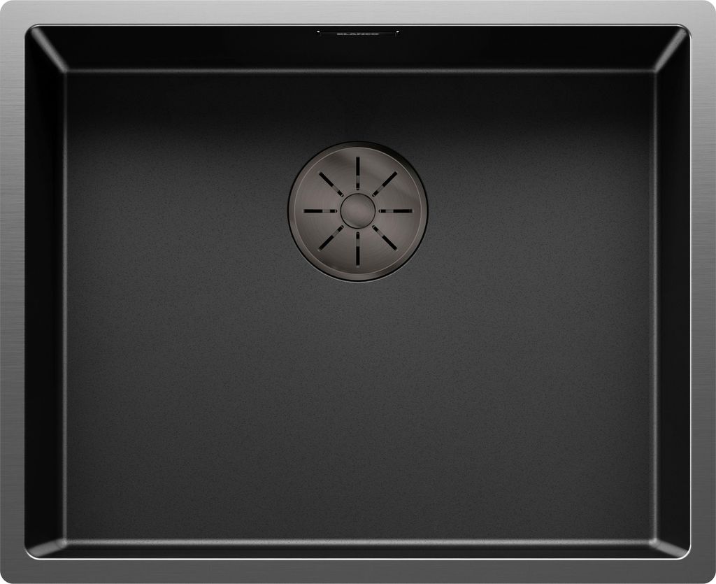 Spüle Blanco CLARON 500-U 540 x 440 mm dark steel 527834 Produktbild 