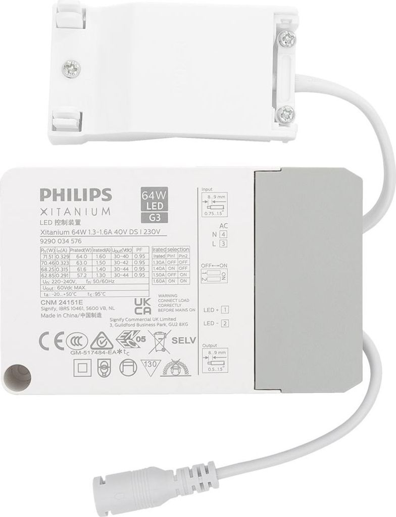 Treiber   220-240V No Flicker Ausgang 30-40V 1600mA 64W Produktbild 