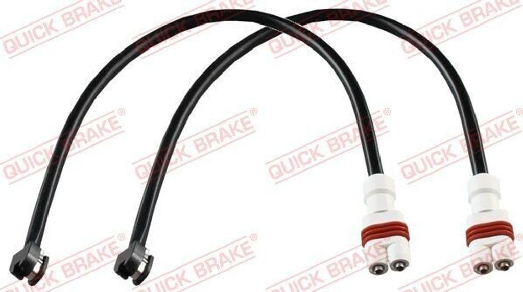 2x QUICK BRAKE WS 0388 A Warnkontakt Bremsbelagverschleiß 320mm Hinten für PORSCHE 944