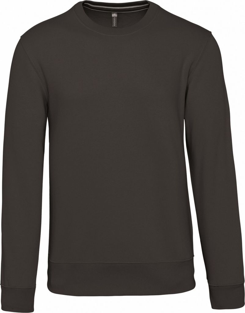 Kariban - Sweatshirt Rundhalsausschnitt für Herren PC6920 (XL) (Dunkelgrau)