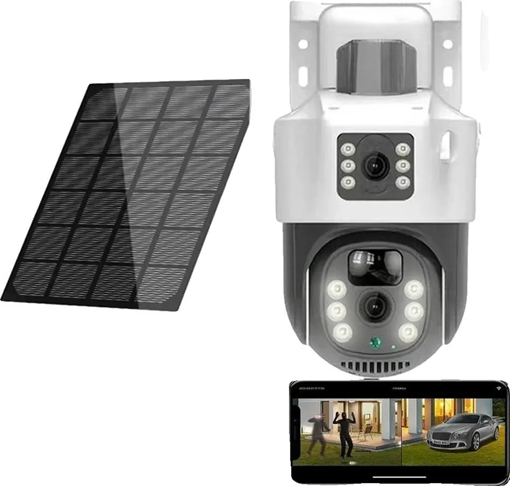 Caméra solaire 4G 8MP Ultra HD avec reconnaissance humaine intelligente