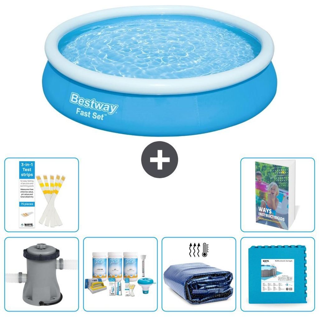 Bestway Fast Set Rund - 366x76 cm - 7-teilig S188