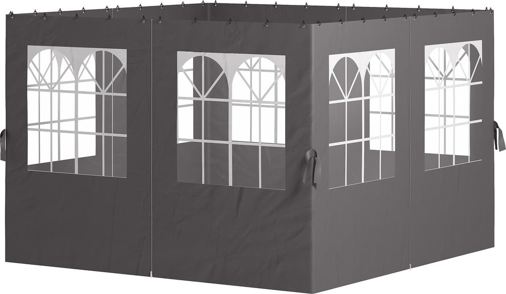 Pavillon-Seitenwände, 4 Seitenwand-Paneele für Produktbild 