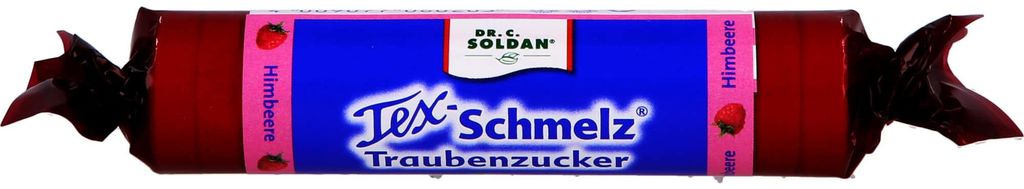Tex-Schmelz Traubenzucker Himbeere, 33 g Bonbons