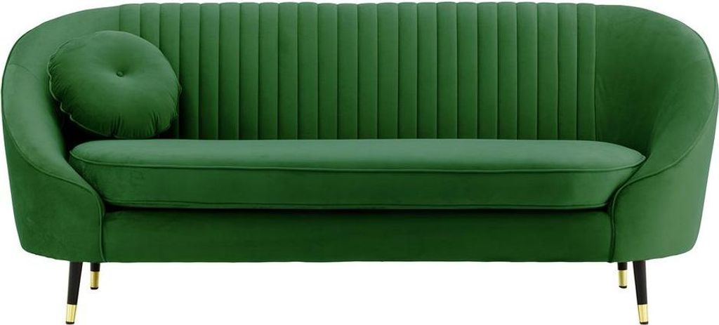 2,5-Sitzer Sofa Kooper mit Ziernähten-Velluto 10-brass