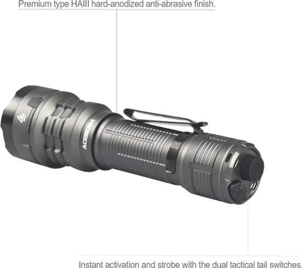 Lampe de poche LED rechargeable puissante pour la sécurité et survie