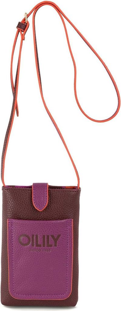 Oilily Handytasche Umhängetasche Mila Mobile Holder Decadent Chocolate weinrot