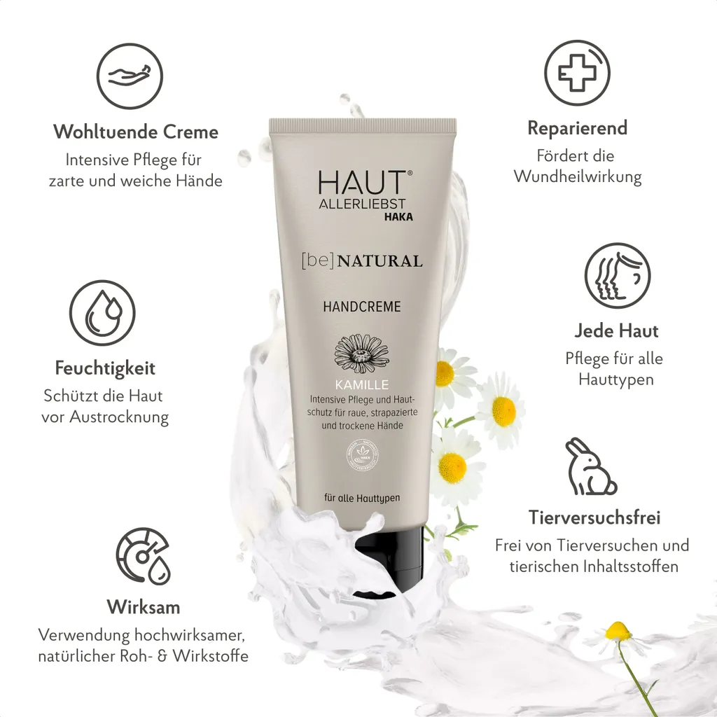 Elina Handcreme Mit Kamille – 75 Ml, Pflegende Creme Für Tägliche Handpflege