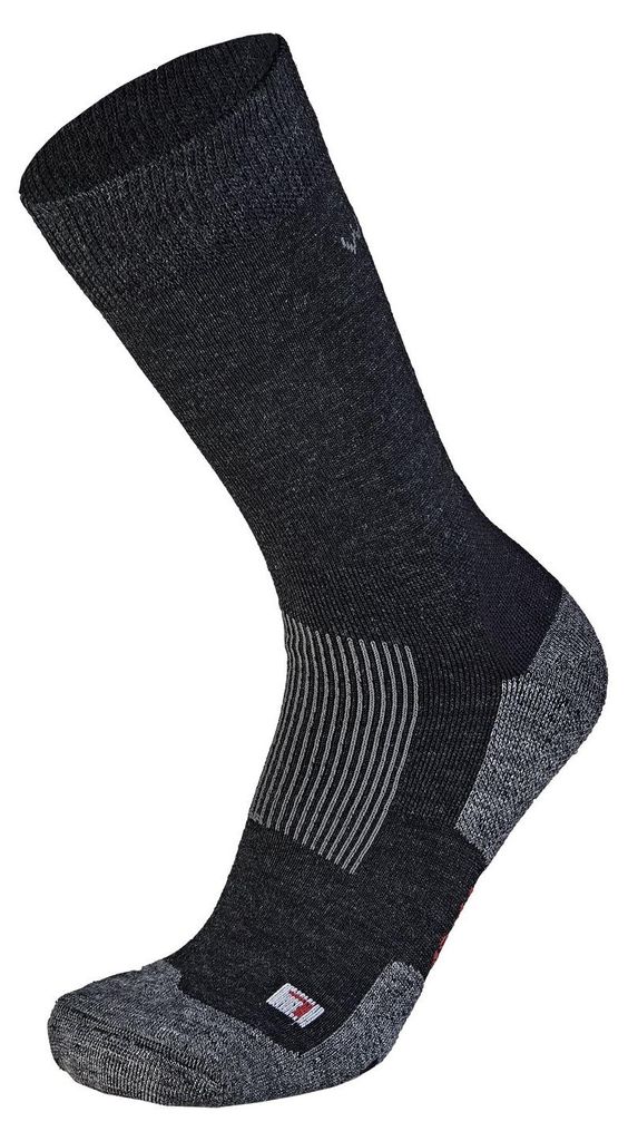 Waipiti Wandersocke TREK S02 Merino All Season in grau