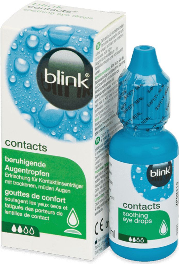 Blink contacts beruhigende Augentropfen 10 ml Produktbild 