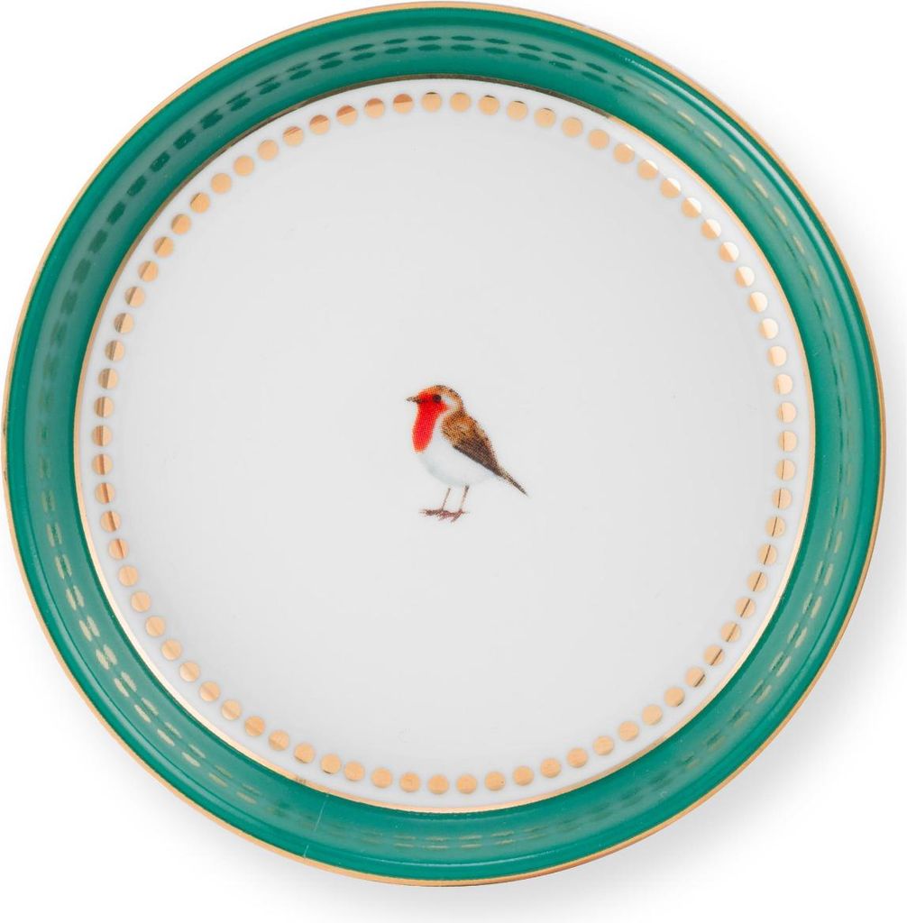 PIP STUDIO Love Birds Emerald Teebeutelablage 9cm