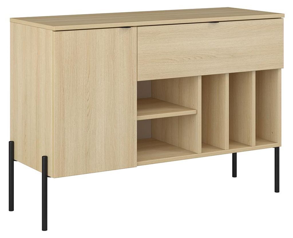 Buffet Lucilla mit 1 Schublade und 1 Tür, Holzoptik, 105cm