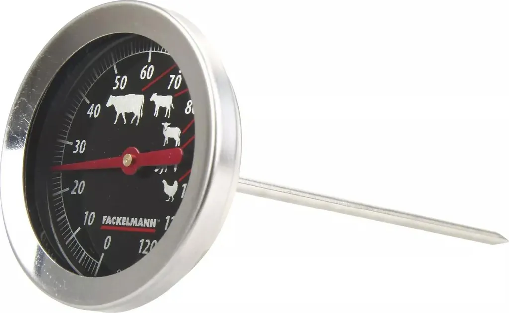 Fackelmann Termometro Carne Acciaio Inox - Cottura Perfetta Garantita