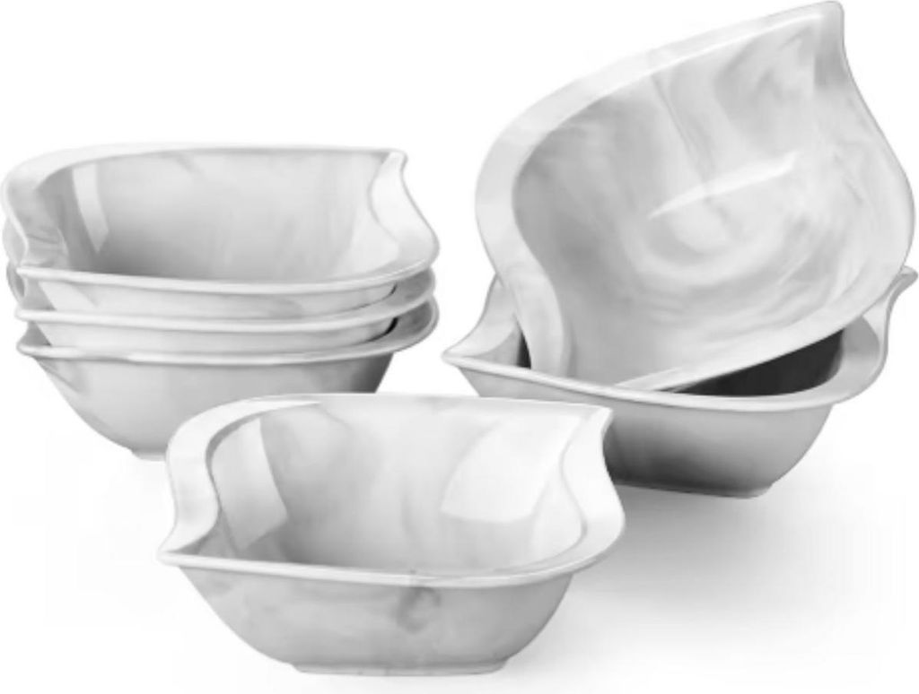 Opal Elegant Serviesset – 6-teilig – 6 Personen – Grau – Keramik – Essteller und Frühstücksteller