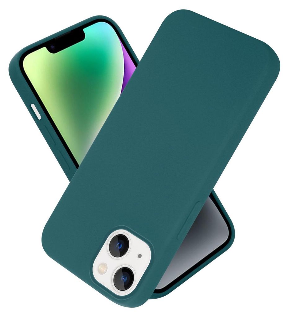 Cadorabo Schutzhülle für Apple iPhone 14 Hülle in Grün Handyhülle Case Cover TPU Etui