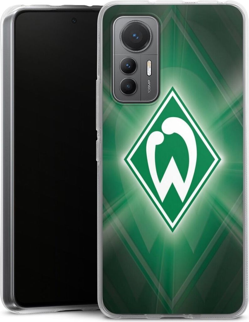 DeinDesign Handyhülle für Xiaomi 12 Lite 5G Silikon Hülle Case Smartphone Schutzhülle Offizielles Lizenzprodukt SV Werder Bremen Wappen