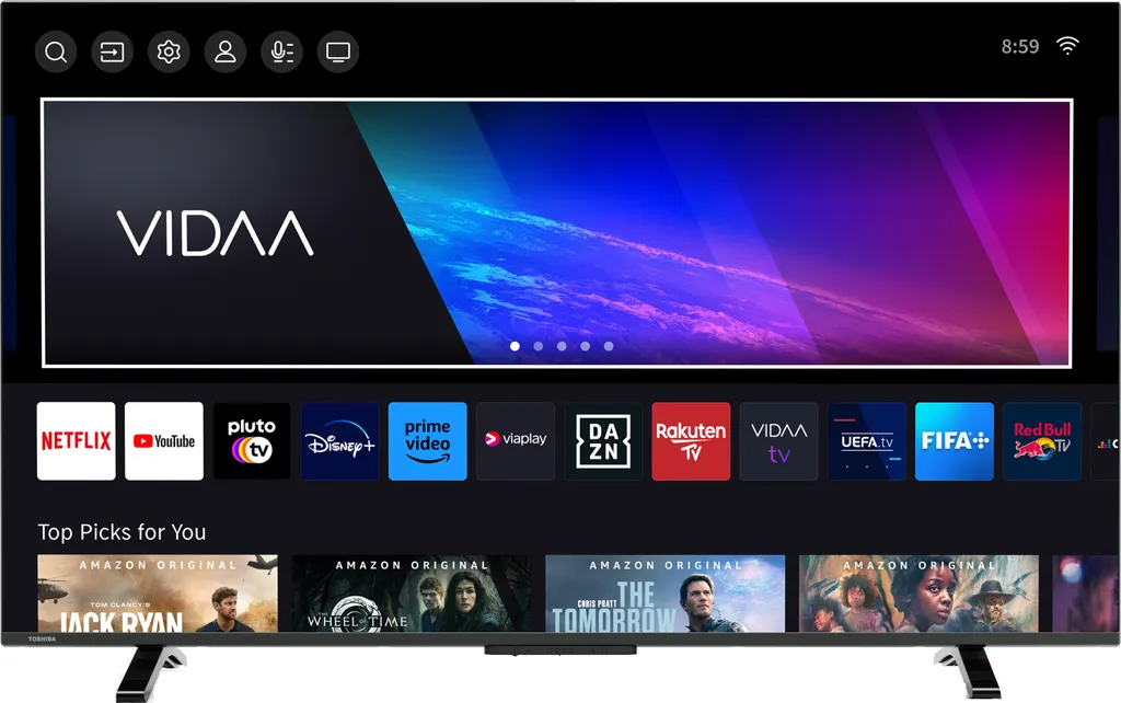 Toshiba 40LV2E63DA 40 Zoll Fernseher / VIDAA Smart TV (Full HD, HDR, Triple-Tuner)