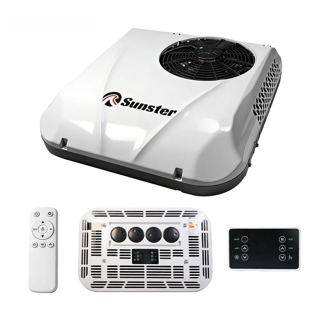 Sunster 12V Klimaanlage für Wohnmobile, Traktoren und Produktbild 