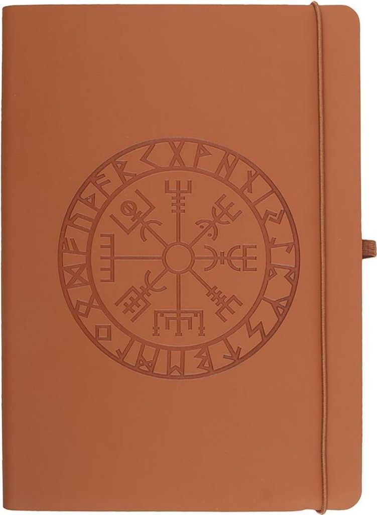Something Different - Wikinger Kompass-Notizbuch und Stift, Kunststoff, A5 SD10477 (Einheitsgröße) (Braun)