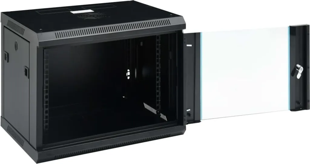Armoire Informatique 9U 19" IP20 avec Porte Vitrée et Verrouillage Securisé