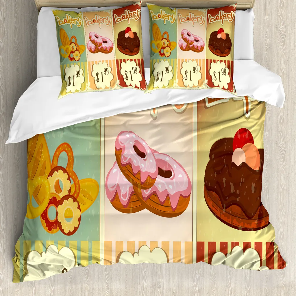 Set Copripiumino Matrimoniale ABAKUHAUS Vintage 200x200 Antiacaro