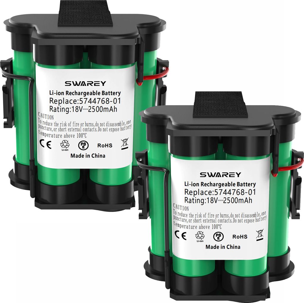 2x Rasenmäherzubehör Batterie Akku für Gardena Mähroboter R45 Li R70 Li R80Li R75 Li R50 Li R40 Li R38 Husqvarna Automower 105 305 308X Li 18V ...