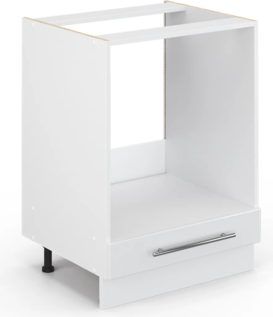 Mobile Cucina per Forno 60 cm Vicco Bianco Glossy | Design Fame-Line