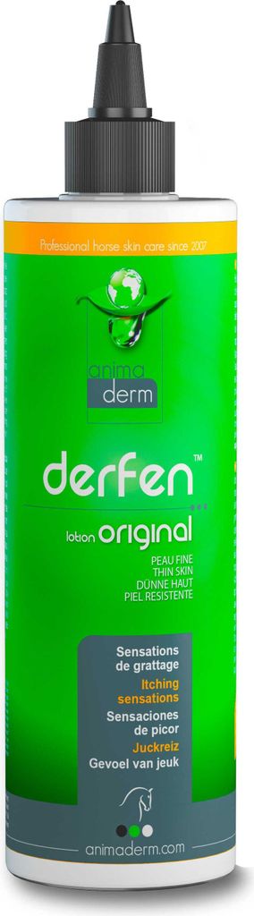 Animaderm Derfen ORIGINAL All in one Liquid 500 ml gegen Sommerekzem, Mauke, Pilz, Juckreiz, Milben sofortige und langanhaltende Linderung des Juck...