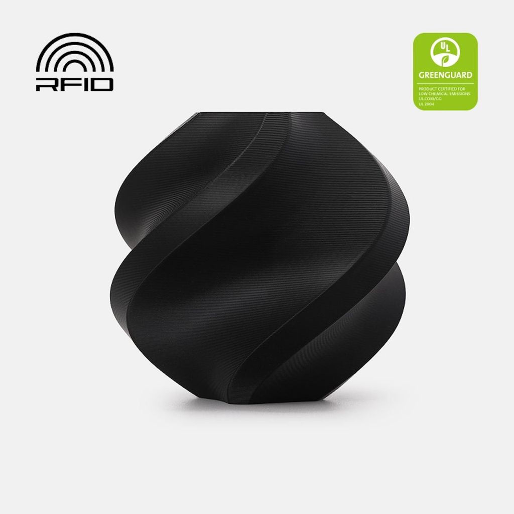 Bambu Lab PETG Matte Filament 1kg Mit Spule Schwarz (35101) Produktbild 
