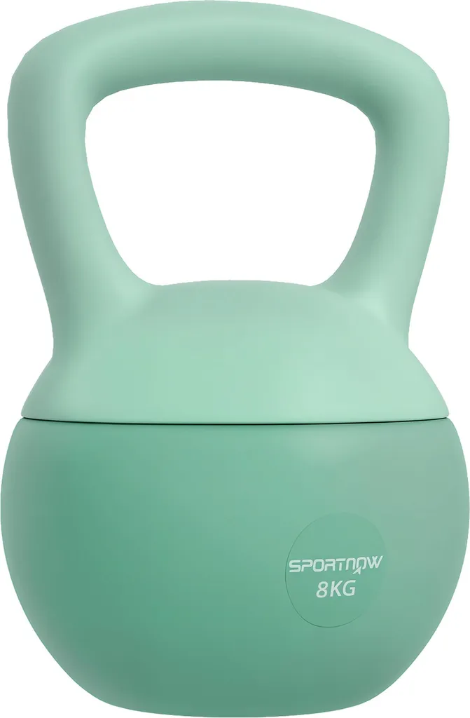 Kettlebell 8kg antidérapante SPORTNOW FFHandball pour cardio et gainage