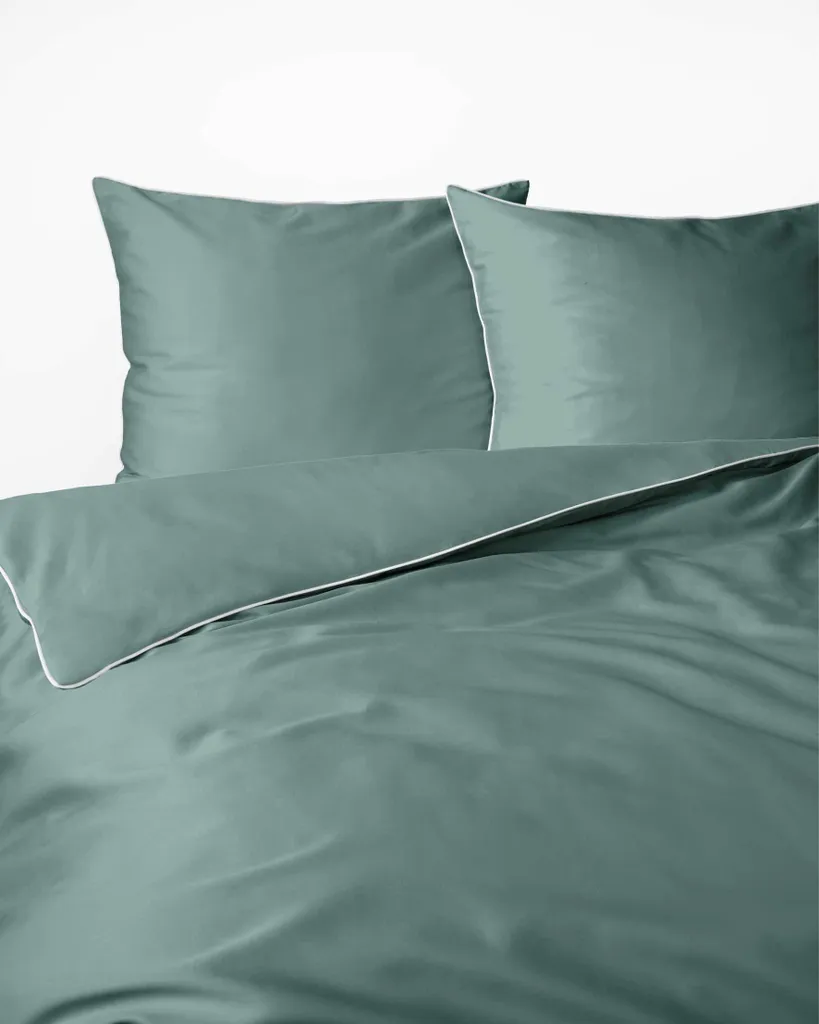 Lenzuola Detexpol Mako Satin 180x200 Menta - Qualità Artigianale