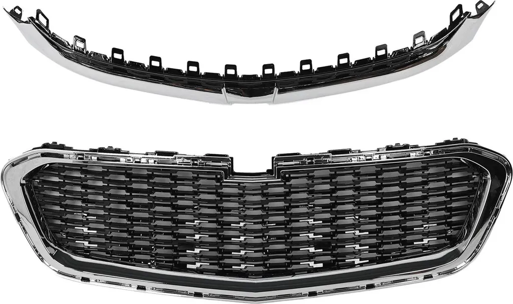 Grille Centrale Avant 22995184 Chromée Supérieure Inférieure pour Malibu - 2