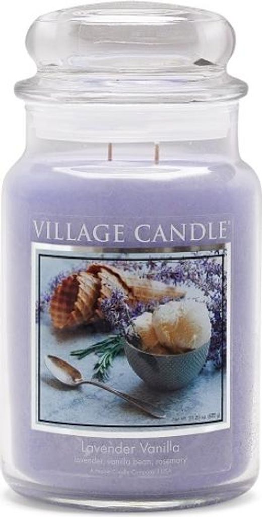 Candela profumata in vetro Lavanda Vaniglia 602 g Immagine del prodotto 