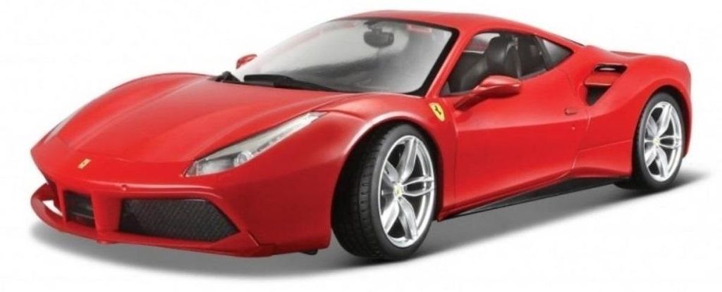 Model samochodu Ferrari 488 GTB Red 1:18 BBURAGO Immagine del prodotto 