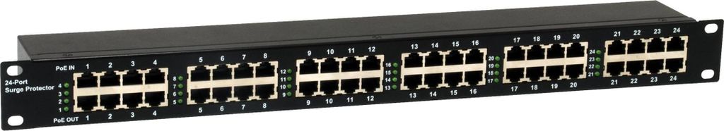 LevelOne ESP-2400 - PoE-Überspannungsschutz (Rack - einbaufähig)