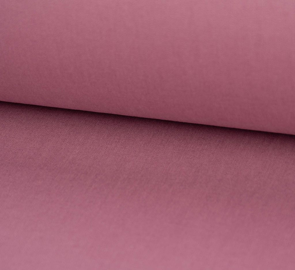 Baumwollstoff Popeline Meterware uni altlila – breit, weich Produktbild 
