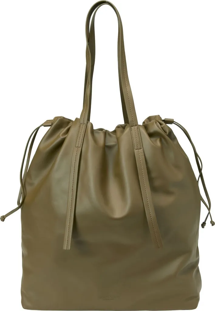 Sac shopper Marc O'Polo Forest Floor olive en cuir souple de qualité