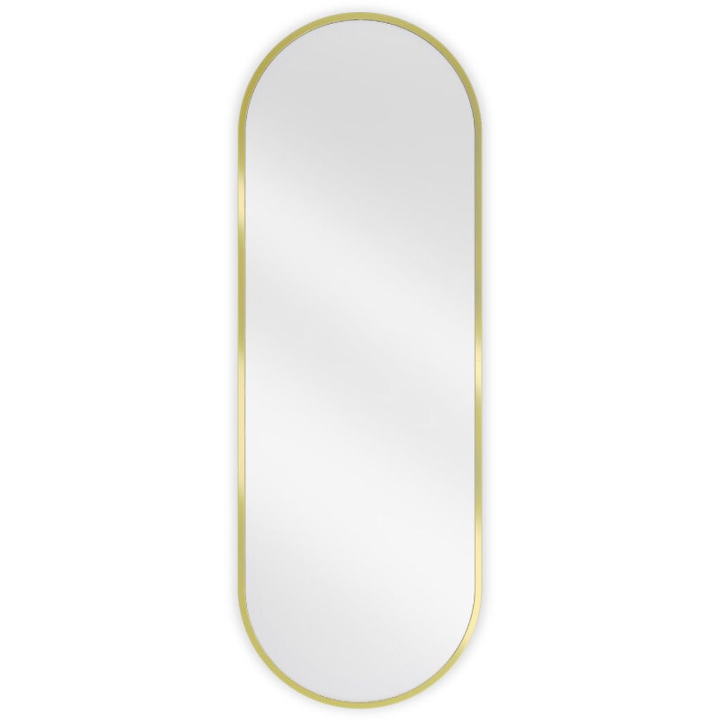 Mexen Loft lustro łazienkowe owalne 100 x 35 cm, rama złota Obrázek produktu 