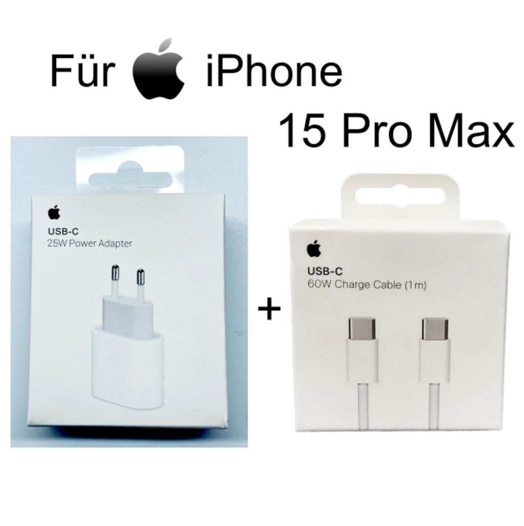 Apple iPhone 15 Pro Max 25W Ladegerät
