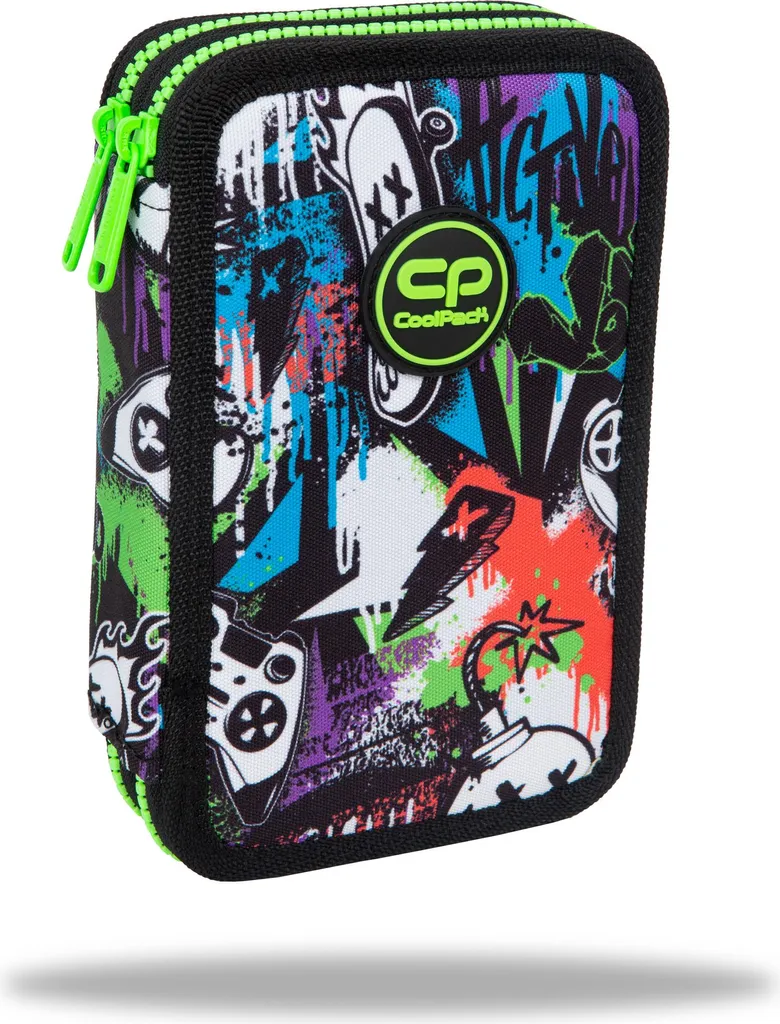 Trousse à Double Compartiment Équipée Coolpack Jumper 2 Motif Peek a Boo