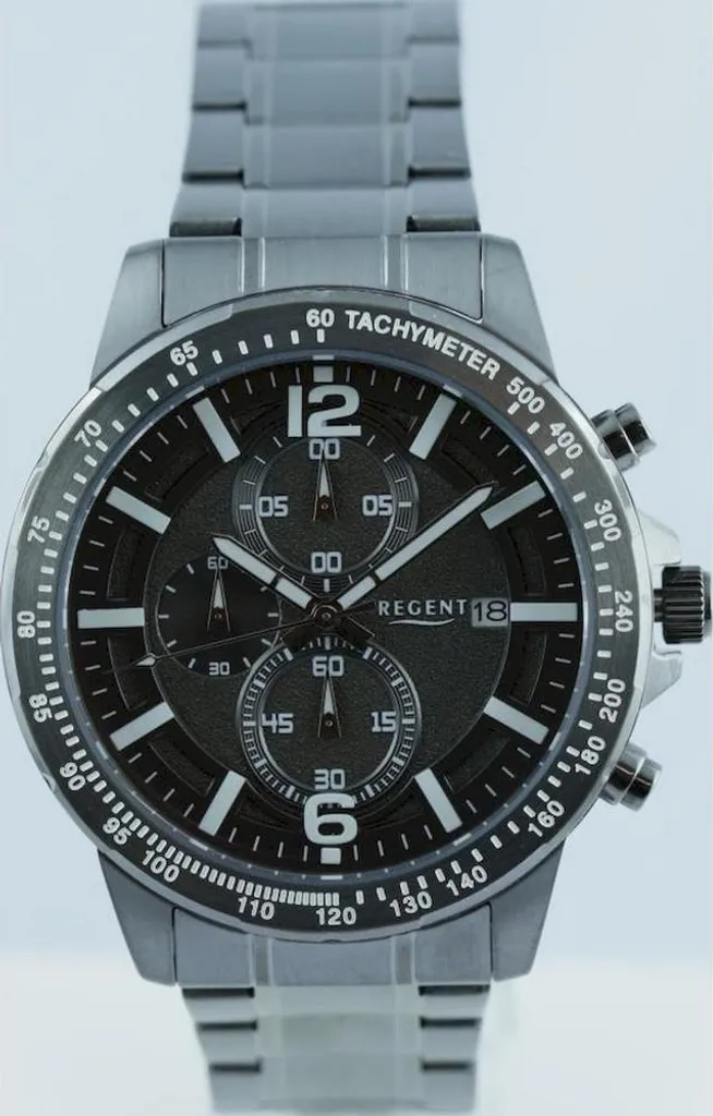 Regent 1152512 Montre Homme Étanche en Acier Inox et Verre de Qualité